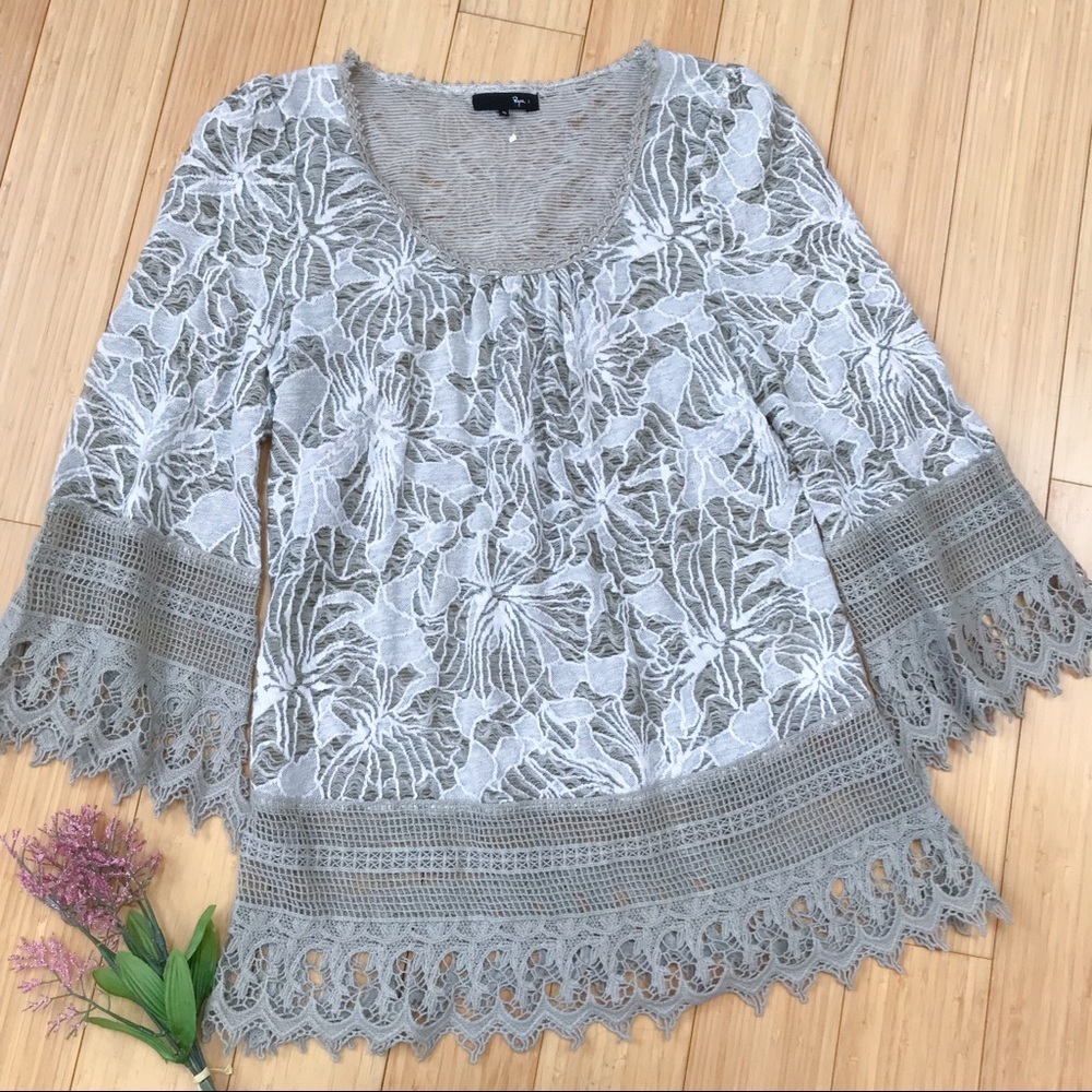 Modcloth Ryu Crochet Lace Blouse, S.